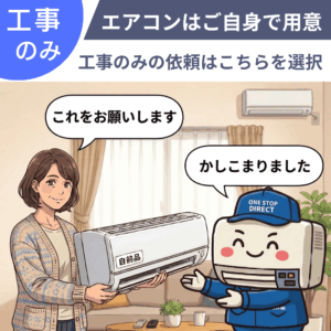 工事のみの依頼